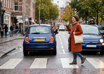 Os psicólogos concordam: as pessoas que agradecem a um carro quando atravessam são mais empáticas e têm uma perspectiva mais positiva