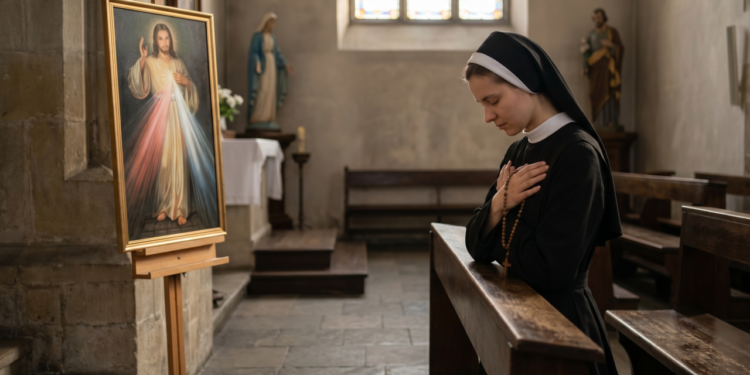 Santa Faustina nos ensina que, em dias de fraqueza espiritual, confiar na misericórdia de Deus vale mais do que sentir-se forte na oração