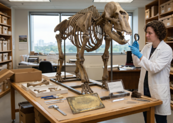 Ossos de 'mamute' guardados em museu há 70 anos revelam-se animais inteiramente diferentes