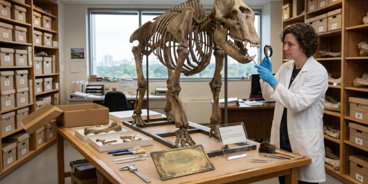 Ossos de 'mamute' guardados em museu há 70 anos revelam-se animais inteiramente diferentes