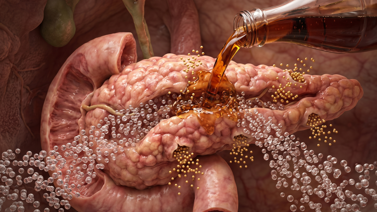 Estudo mostra os efeitos do refrigerante no pâncreas e no acúmulo de gordura abdominal