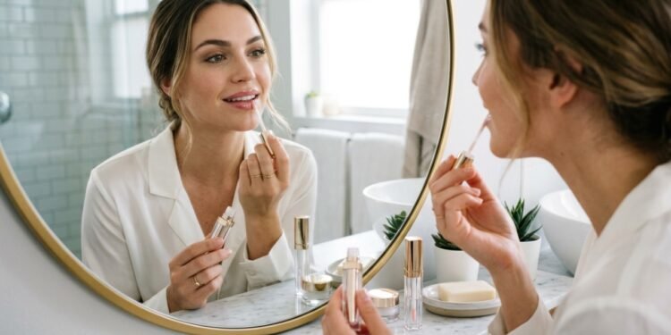 O segredo para o gloss volumizador funcionar melhor está em aplicar com os lábios sem resíduos