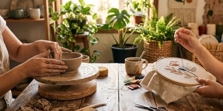 Hobbies manuais relaxantes