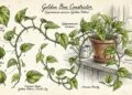A jiboia como a planta pendente ideal para apartamentos
