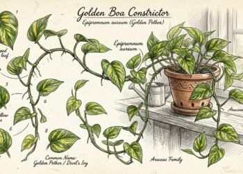 A jiboia como a planta pendente ideal para apartamentos
