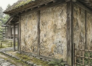 Shikkui – o reboco japonês que suga CO2 e se transforma em pedra