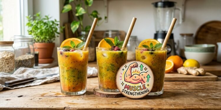 Três vitaminas caseiras ricas em proteínas e nutrientes