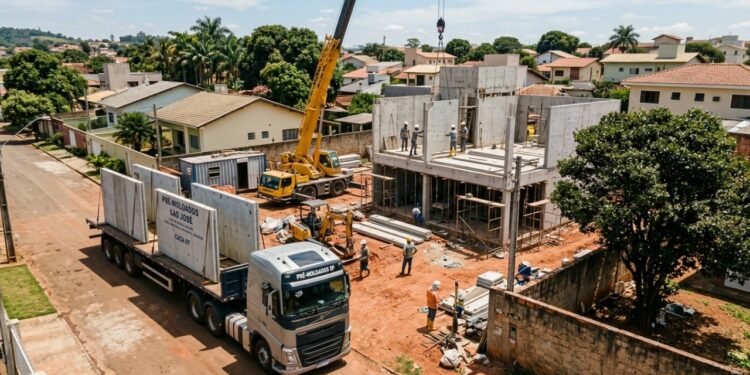 Como o sistema de paredes de concreto pré-moldado está chegando ao mercado habitacional brasileiro