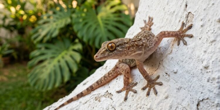 O significado ecológico das lagartixas na residência