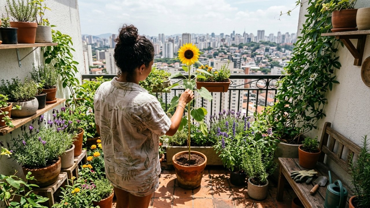 O jardim que atrai abelhas e borboletas