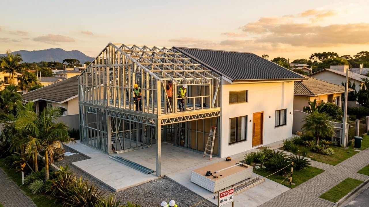 Construção a seco como alternativa moderna 