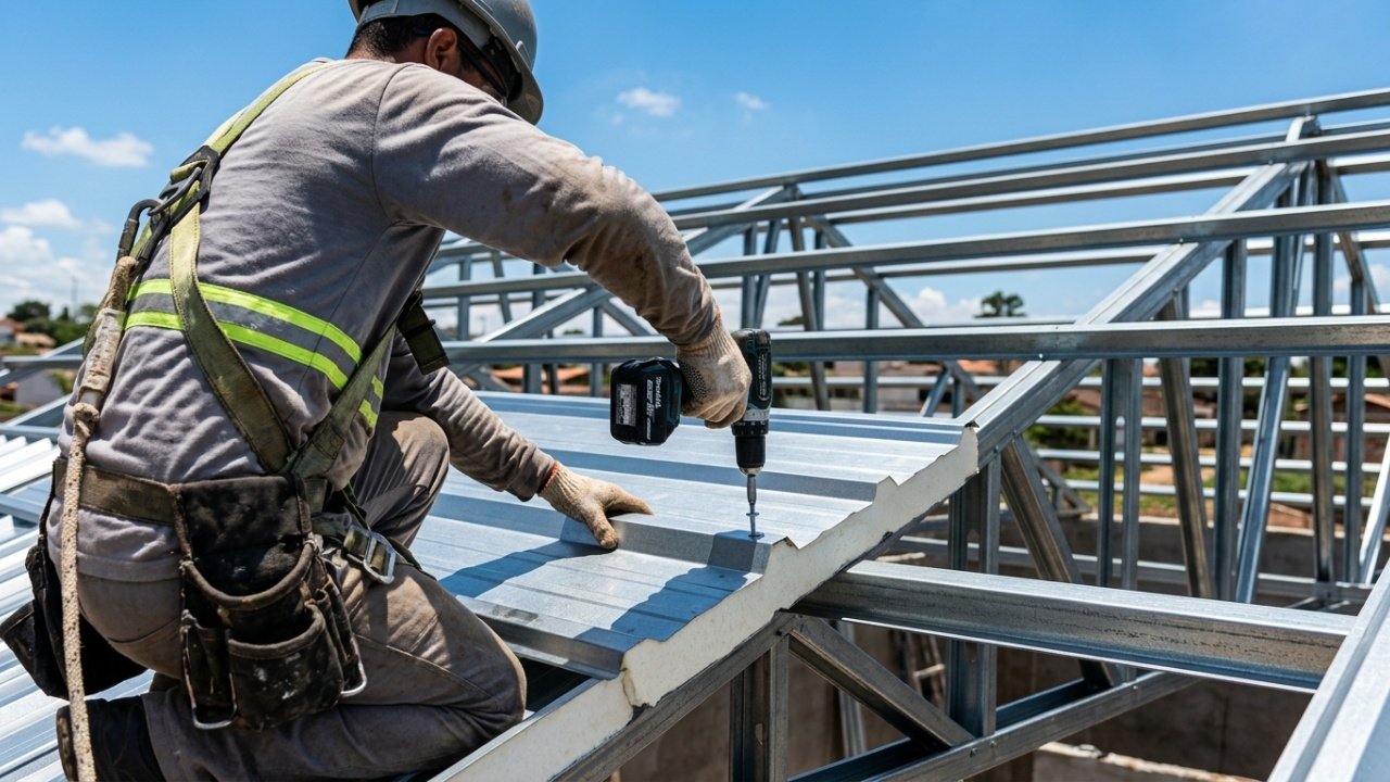 Construção a seco como alternativa moderna 