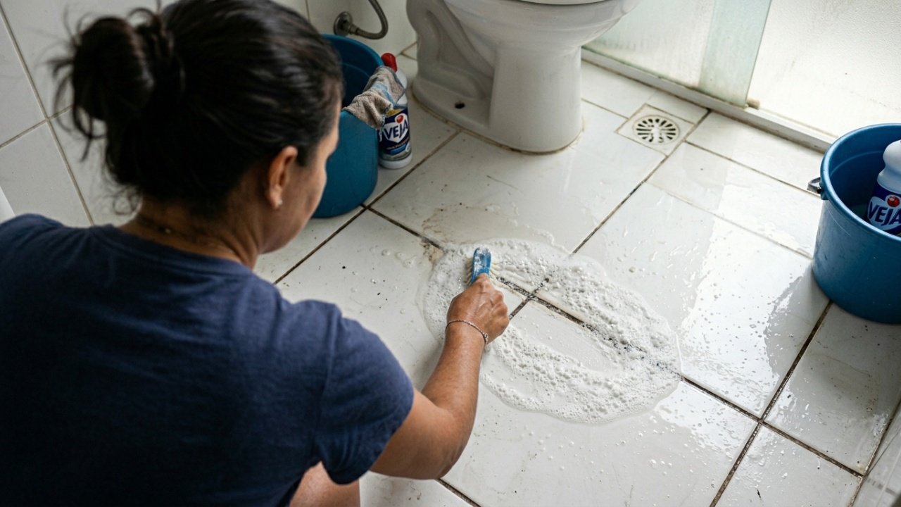 Como limpar rejunte sem água sanitária ou detergente