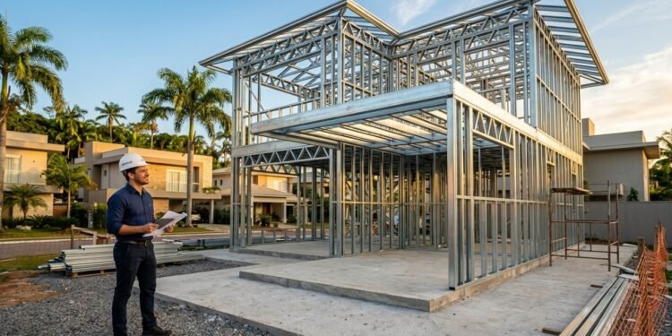 Novo sistema de parede deixa a obra mais rápida