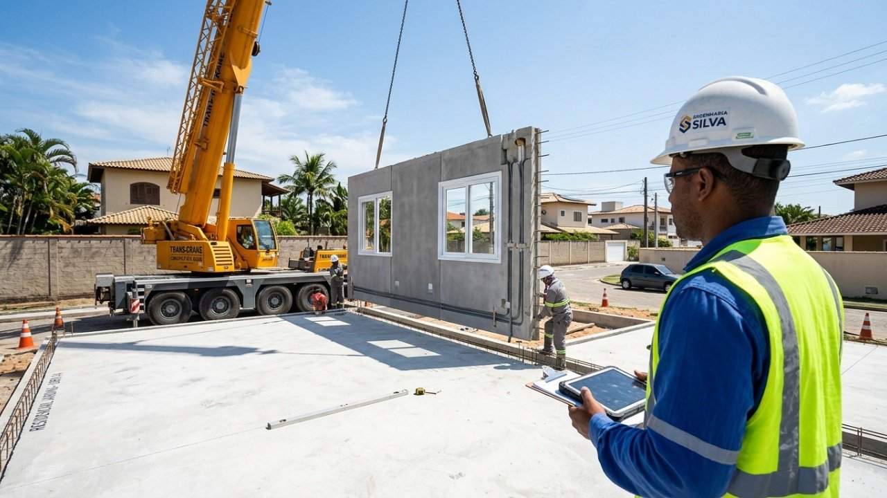 Novo sistema de parede deixa a obra mais rápida