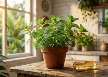 A planta mais estudada para cólicas intestinais e inchaço abdominal
