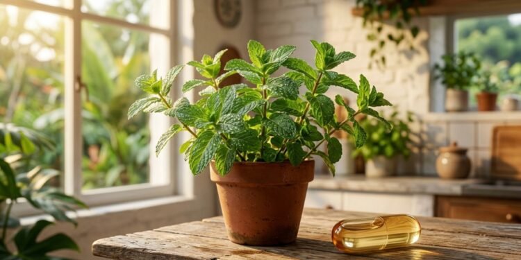A planta mais estudada para cólicas intestinais e inchaço abdominal
