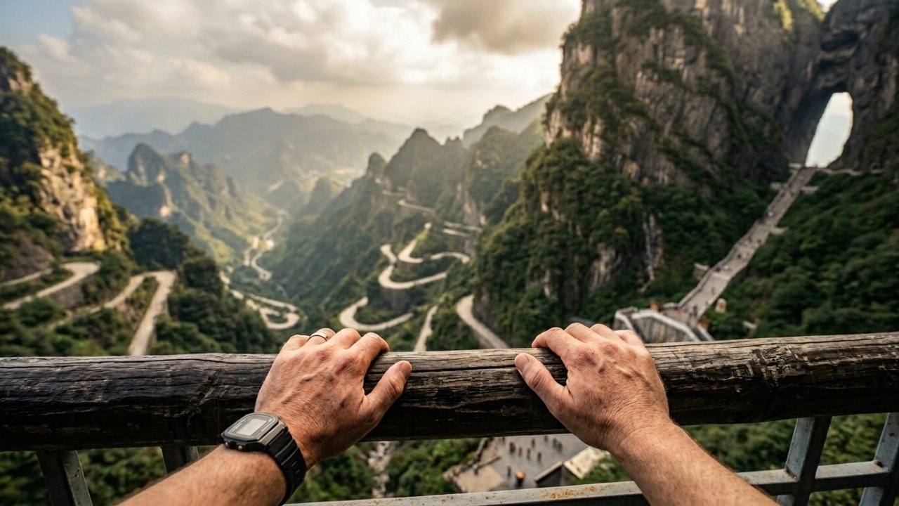 Tianmen Mountain Road, a estrada mais sinuosa e perigosa do mundo