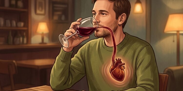 Os efeitos do vinho no sistema cardiovascular