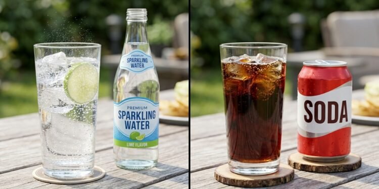 Qual é a diferença entre água com gás e refrigerante que poucos sabem