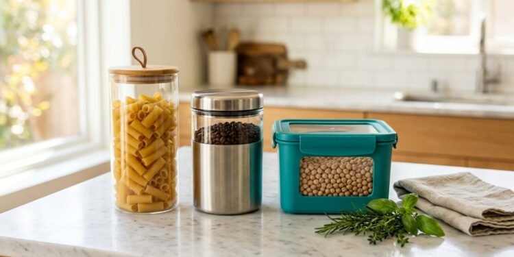 Qual pote vale mais a pena usar na cozinha, vidro, plástico ou inox