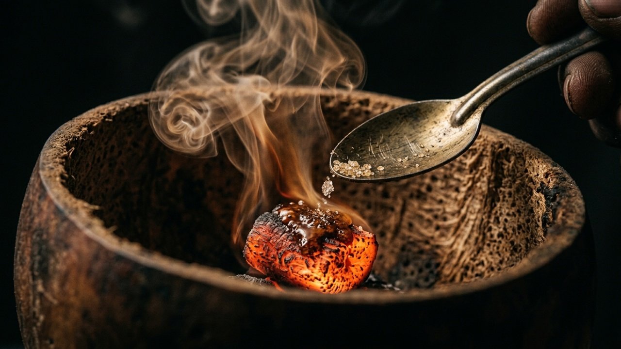 Colocar uma brasa dentro do mate