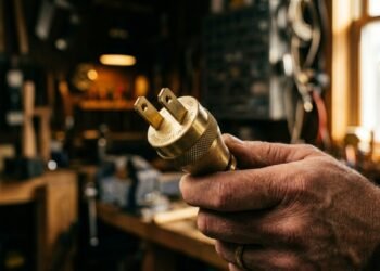 Para que servem os furos nos pinos do plugue elétrico