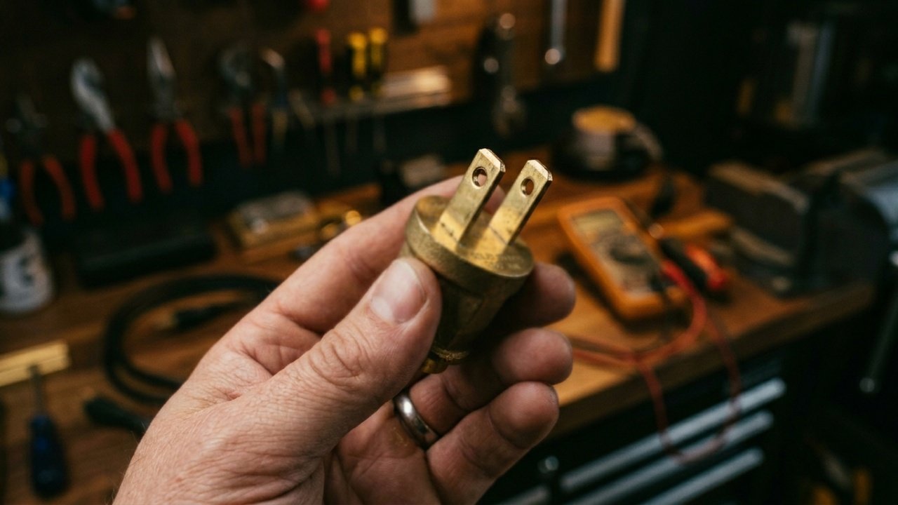 Para que servem os furos nos pinos do plugue elétrico