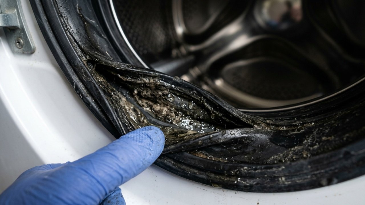 Poucos sabem qual aparelho da lavanderia deve ser limpo por dentro ao primeiro sinal de roupas com mau cheiro