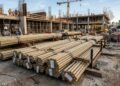 Vergalhão de GFRP como alternativa ao aço na construção civil