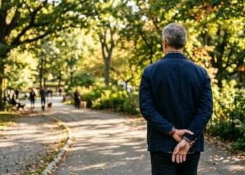 O significado de andar com as mãos para trás segundo a psicologia