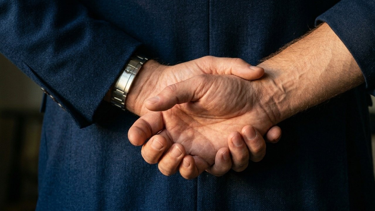 O significado de andar com as mãos para trás segundo a psicologia
