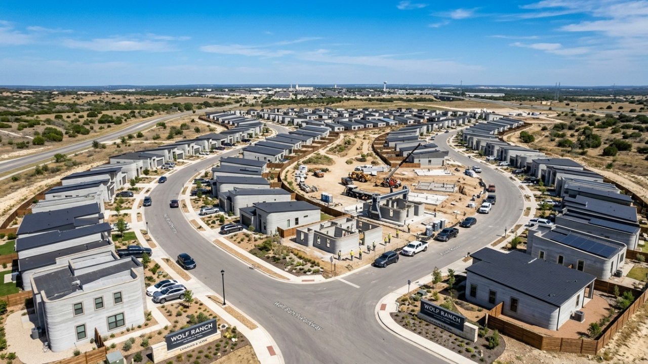  Impressão 3D de casas em 24 horas