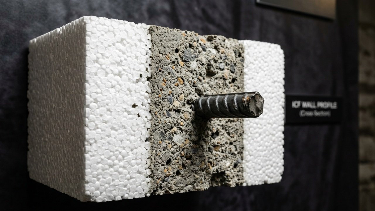 Sistema construtivo ICF (Insulated Concrete Forms) 