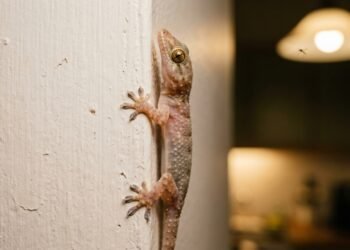 O significado biológico e ecológico de encontrar lagartixas dentro de casa
