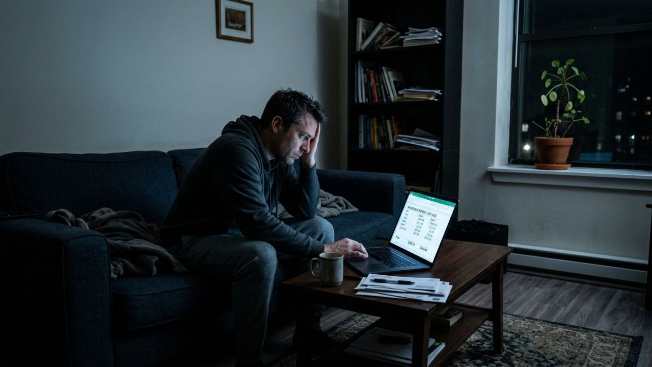 Medos silenciosos de adultos que moram sozinhos pela primeira vez