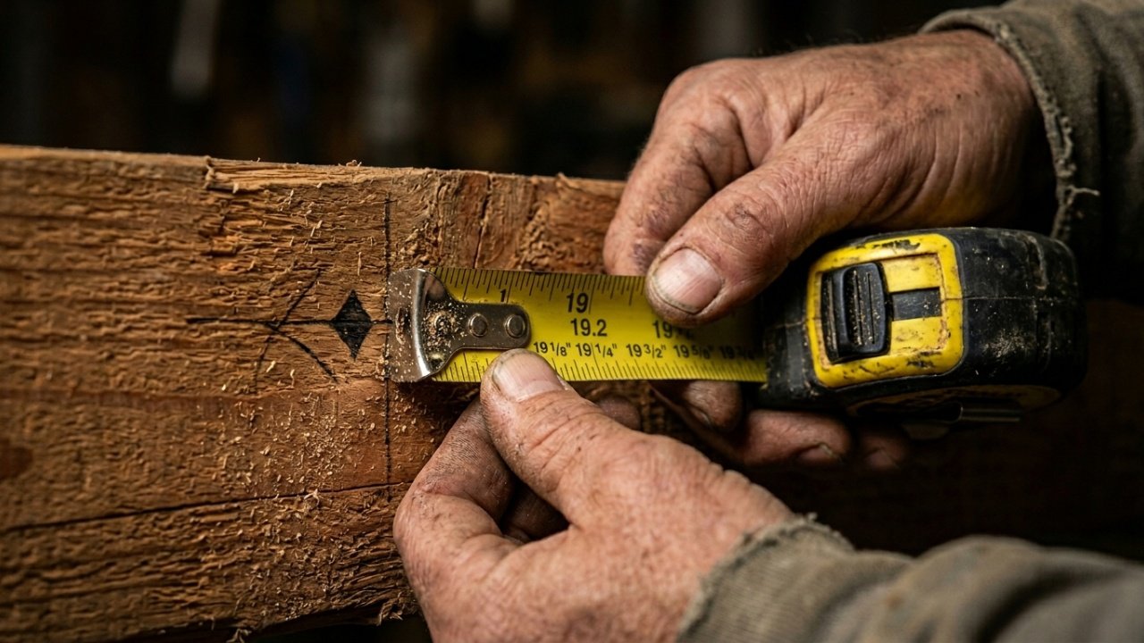 O significado dos losangos pretos na fita métrica