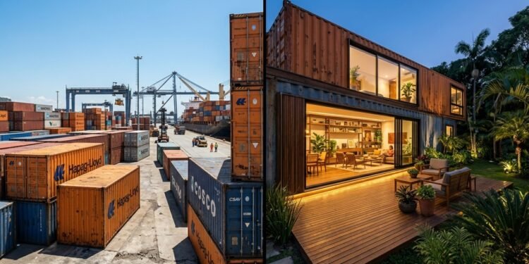 Expansão do uso de containers marítimos na arquitetura
