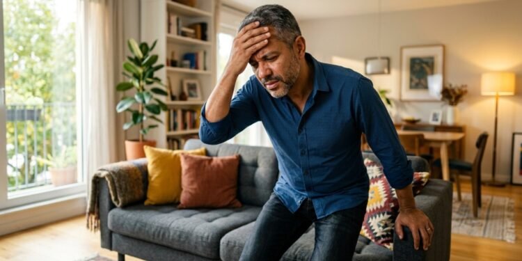 Não é falta de memória da idade, nem distração no trabalho: o tipo exato de tontura ao levantar rápido que avisa que falta um mineral essencial no seu sangue