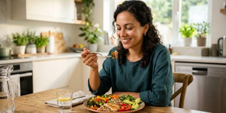 Não é tomar 2 litros de água de uma vez, nem cortar o sal da comida: o truque de mudança na mastigação que reduz o inchaço da barriga em 15 minutos sem tomar remédio