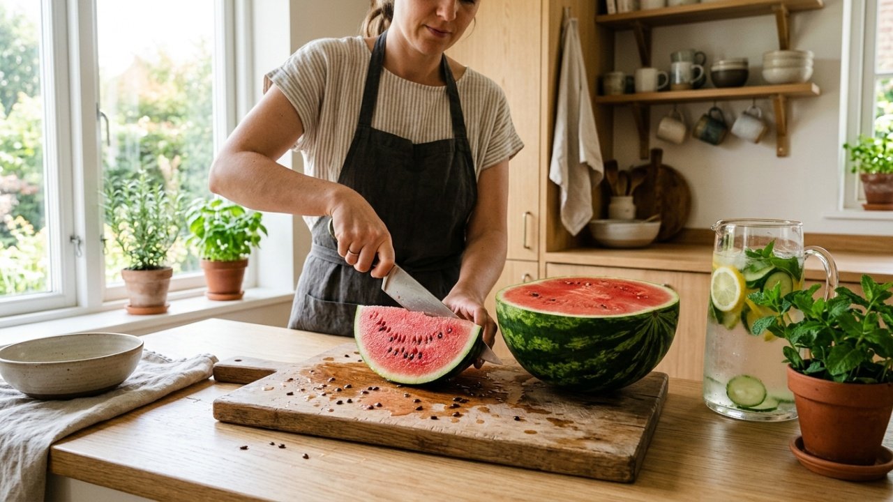 Melancia como fruta que ajuda os rins e reduz o inchaço naturalmente