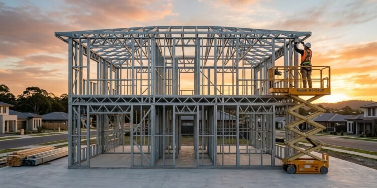 Steel frame: sistema construtivo com aço galvanizado