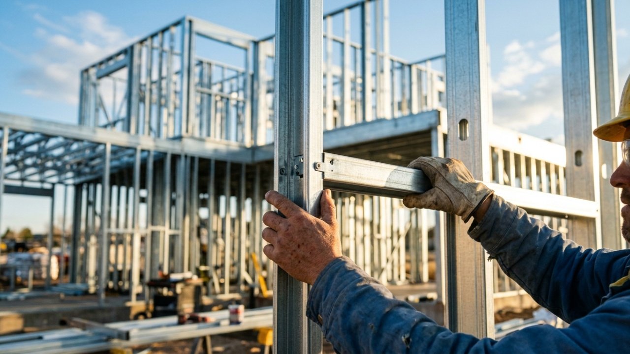 Steel frame: sistema construtivo com aço galvanizado