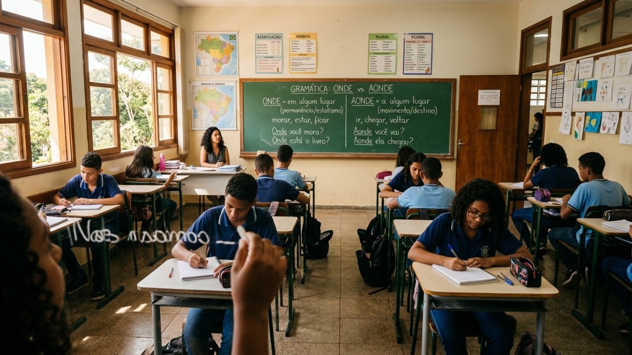 Diferença entre "onde" e "aonde" no português brasileiro