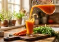 Para que serve o suco de cenoura?