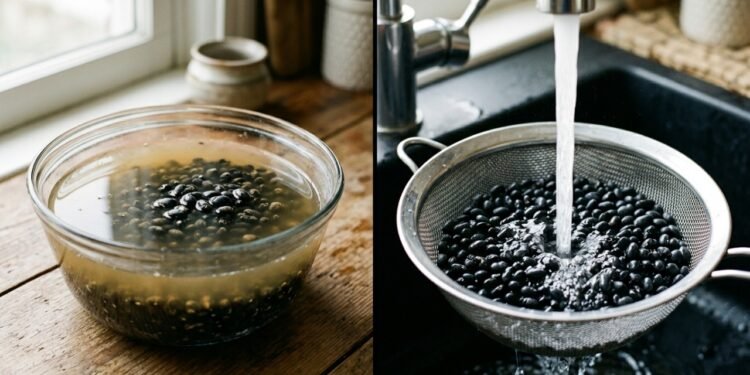 Por que descartar a primeira água do feijão antes de cozinhar