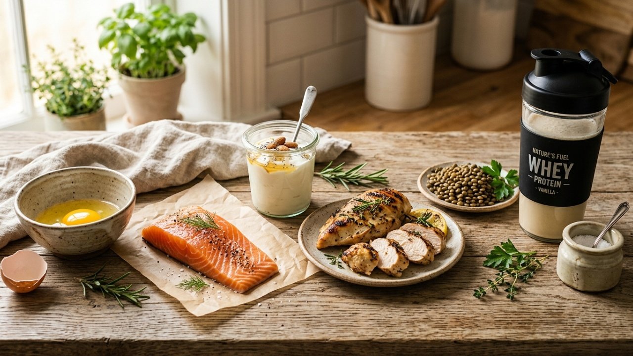 Fontes de proteína de alta qualidade para pessoas acima de 50 anos