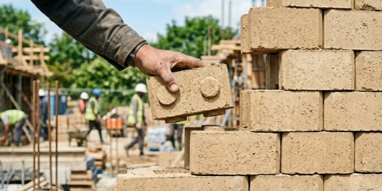 Tijolo ecológico de solo-cimento e redução de custo na alvenaria