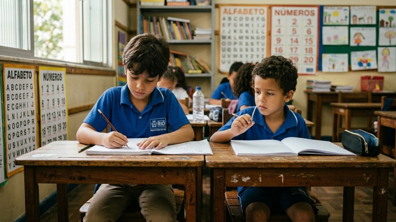 Efeito da idade relativa e desempenho escolar por mês de nascimento