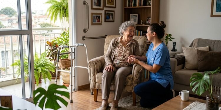 A população 80+ cresce em ritmo acelerado: e isso está mudando de forma profunda a maneira de cuidar dos mais velhos